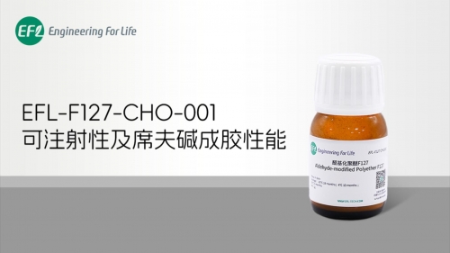EFL-F127-CHO-001可注射性及席夫堿成膠性能